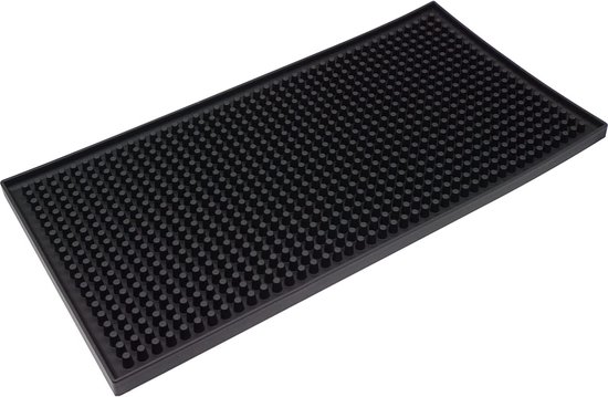 Tampermat, siliconen, espresso, tamper, 21,2 x 15 cm, met randbescherming, tamping-mat, anti-slip tamping, incl. koffiestampermat, ruimte voor beschermde werkblad, koffiehoek, ideale zeefdrager, accessoire
