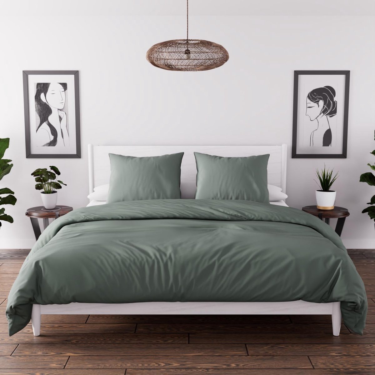Azomor® Zachte microvezel dekbedovertrekset in bohemien stijl voor comfortabel slapen