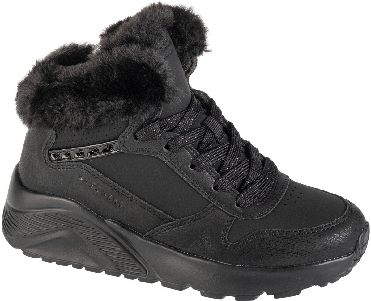 Skechers Uno Lite Comfurt Collar voor meisje Laarzen 5 Zwart