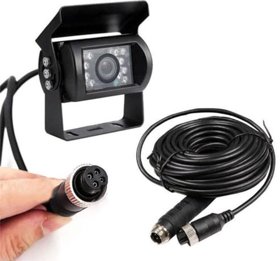 Auto Achteruitrijcamera CCD Backup Parking Nachtzicht Waterdicht (Zwart