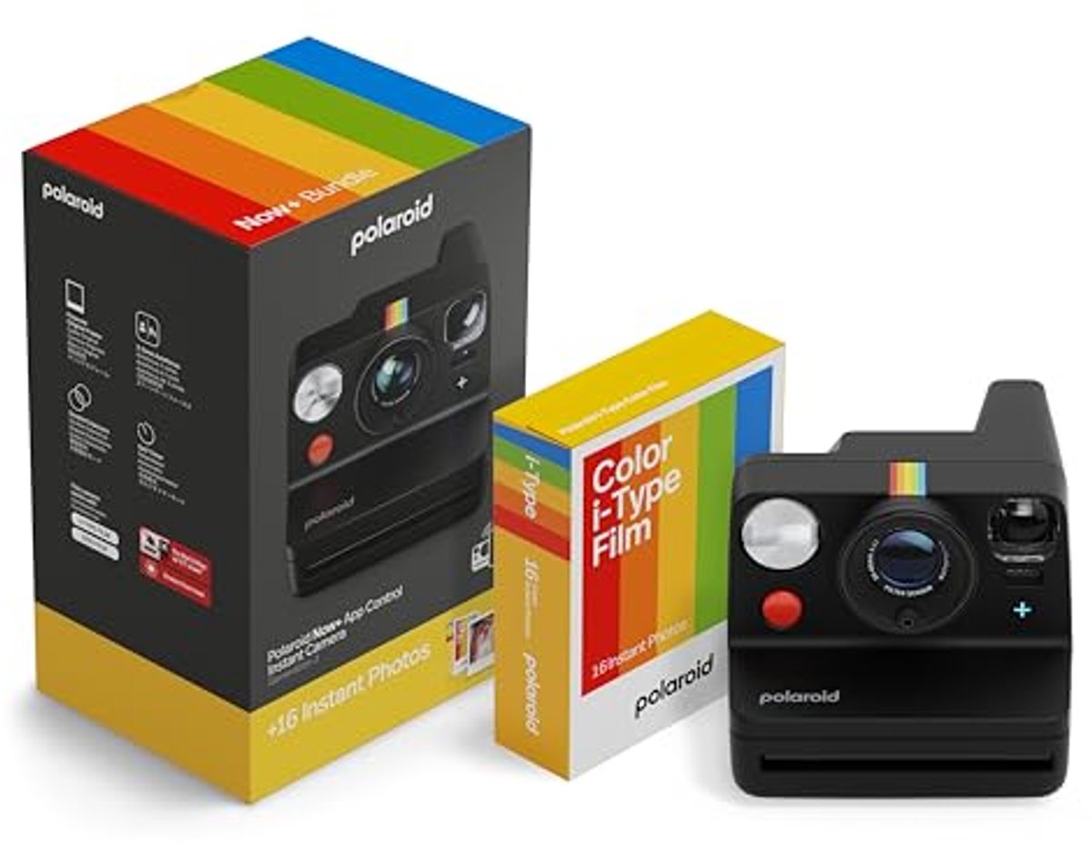 Instant Camera Bluetooth Verbonden - Bundel Camera + Kleurenfilm (16 foto's)