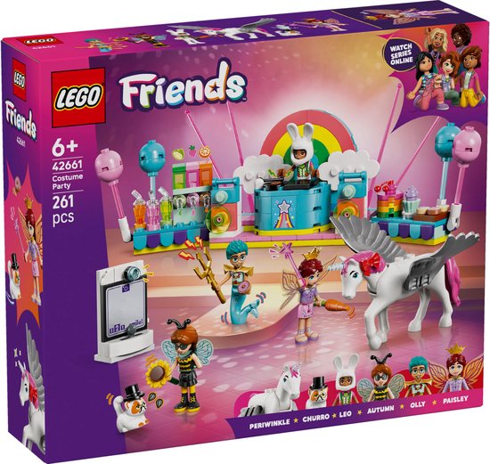 LEGO® Friends Verkleedfeestje met Eenhoorn en Fee - 42661