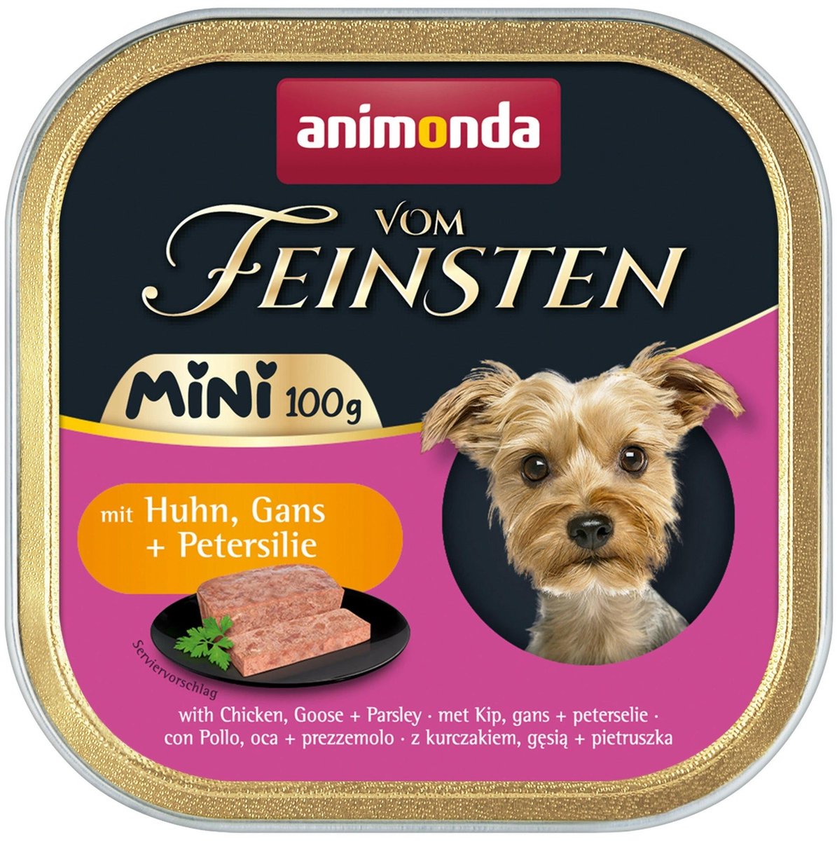 Animonda Vom Feinsten Dog Mini Adult 100g - Kip, gans & peterselie
