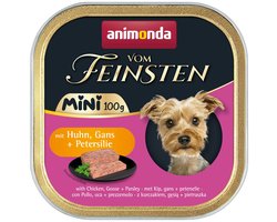 Vom Feinsten Dog Mini Adult 100g - Kip, gans & peterselie