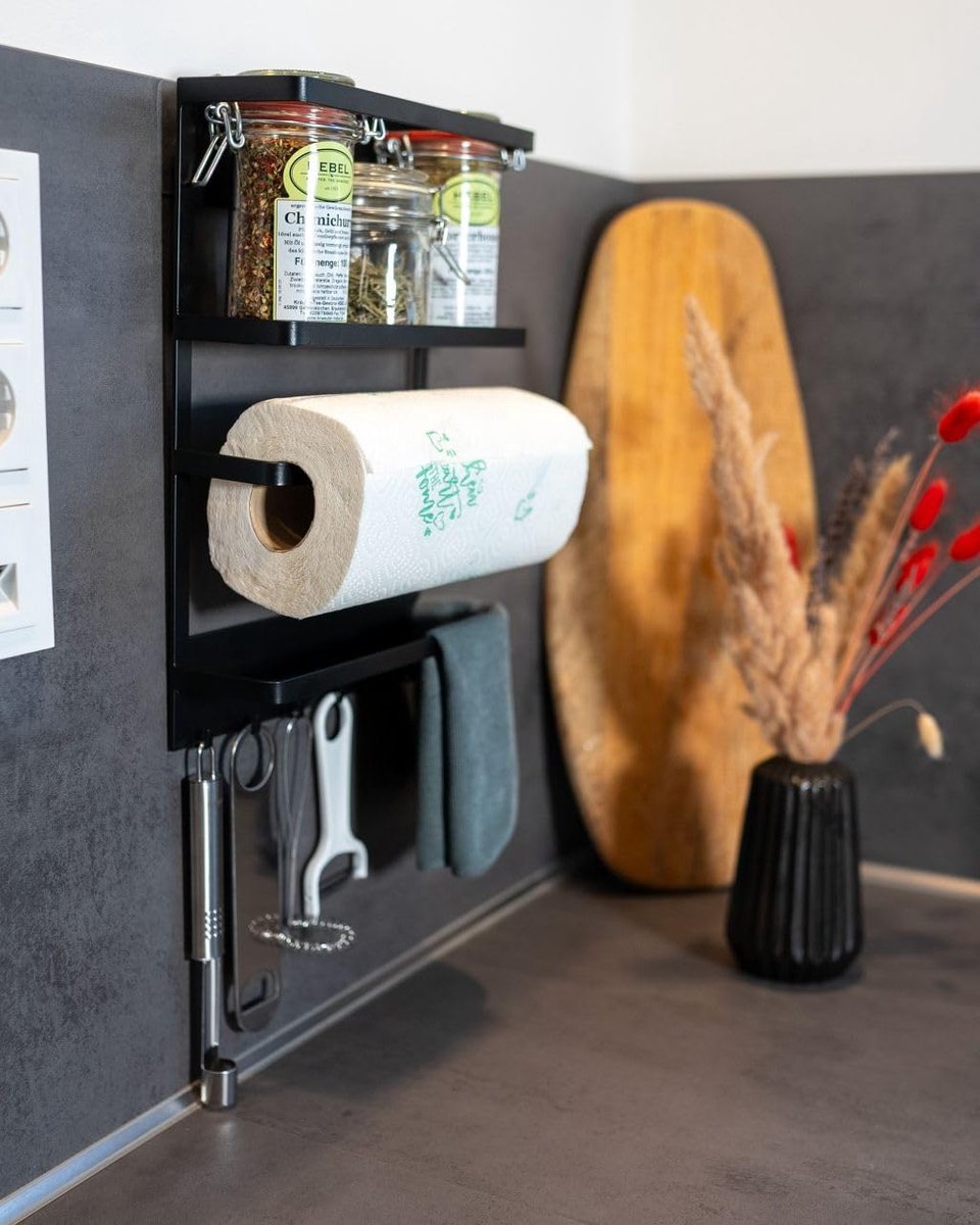 Azomor® Stijlvol multifunctioneel wandrek zonder boren voor keuken en badkamer