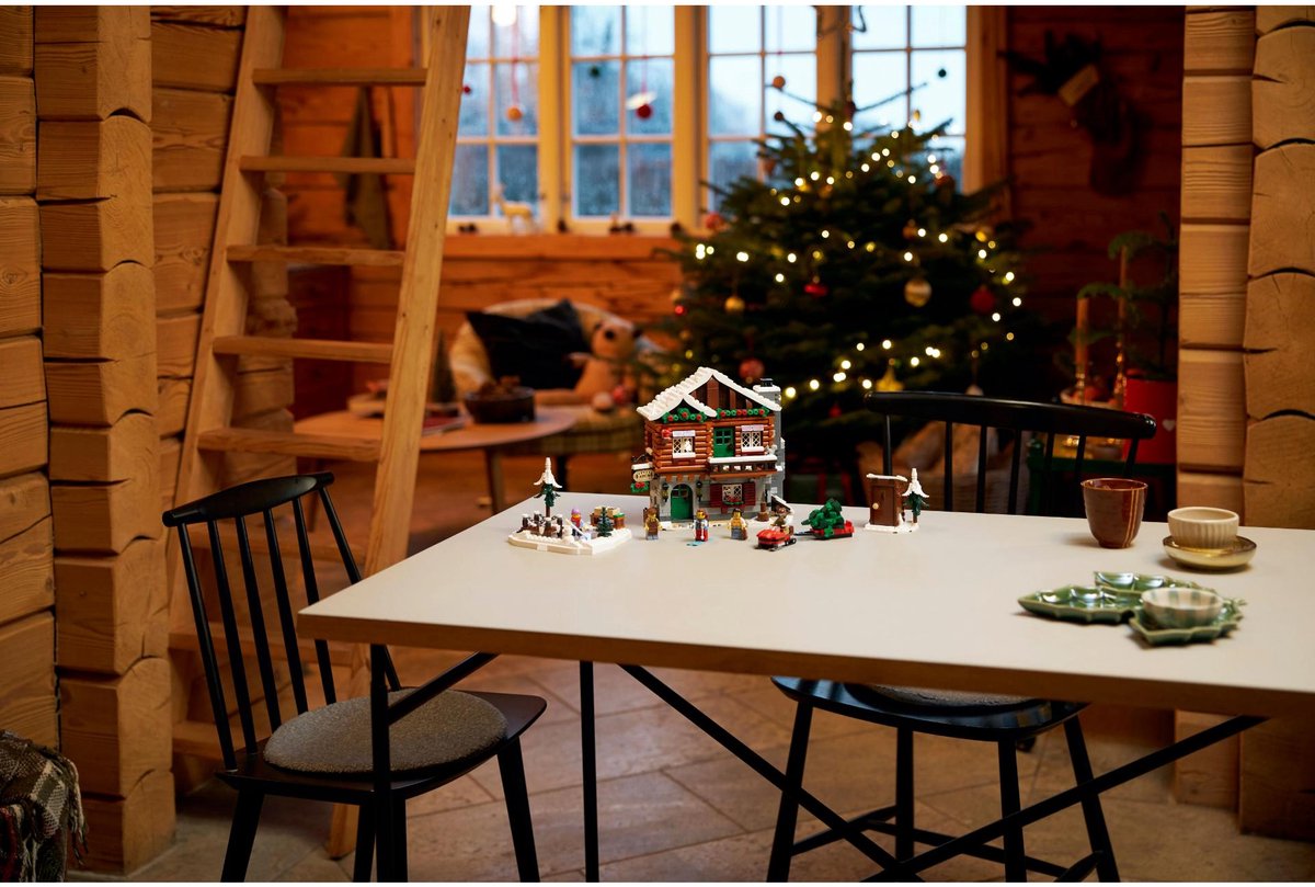 LEGO 10325 Icons Skihut Modelhuis Bouw en Decoratie Set — afbeelding 18