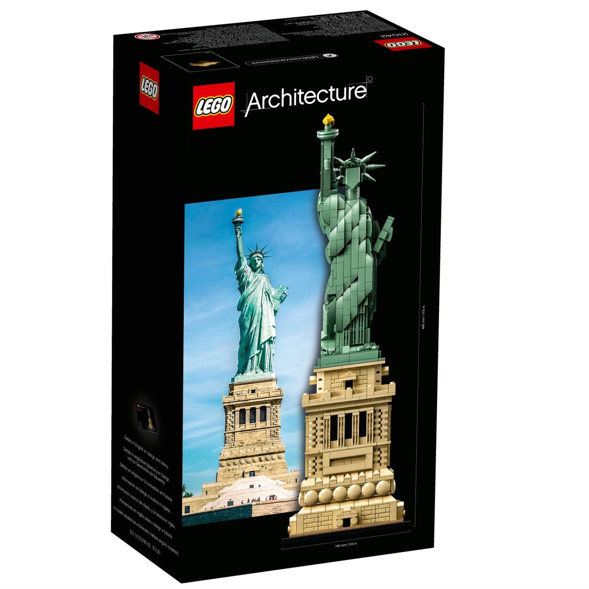 LEGO 21042 Architecture Vrijheidsbeeld Model Bouwset, New York Display en Verzamelmodel voor Volwassenen — afbeelding 16