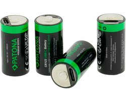 PATONA CR123A Oplaadbare batterij Lithium
