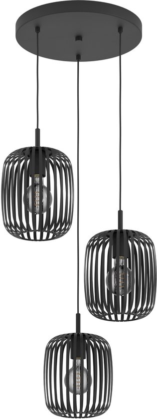 EGLO Romazzina Hanglamp - E27 - Ø 46 cm - Zwart