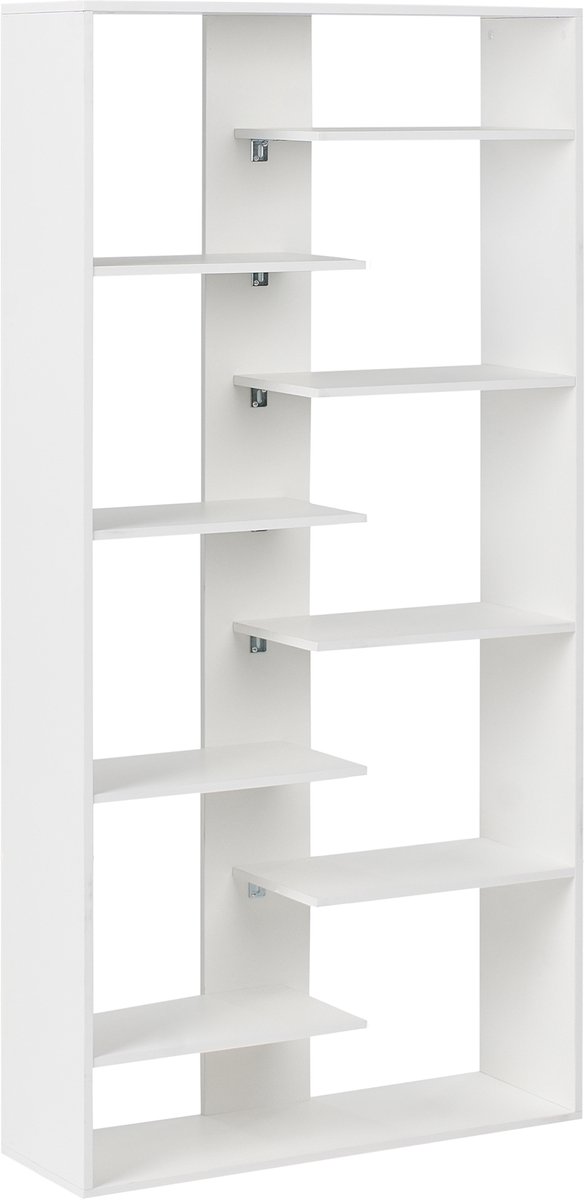 Beliani FONTAS - Boekenkast - Wit - Spaanplaat