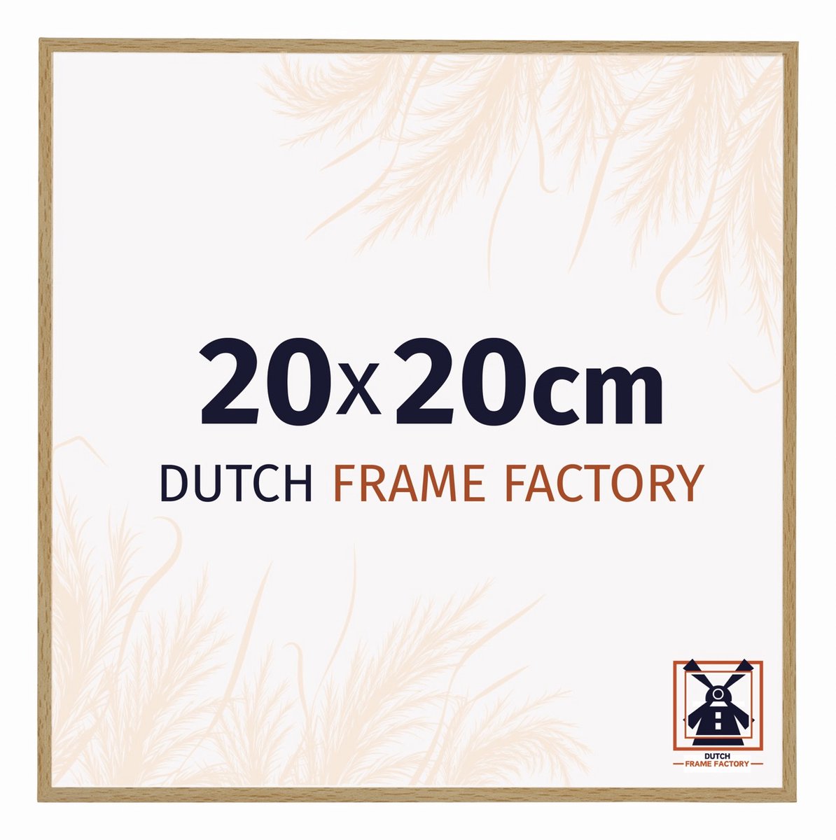 Dutch Frame Factory Fotolijst 20x20 cm - Kunststof - Beuken Licht - Easy