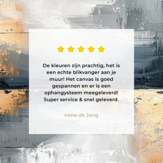 Canvas schilderij 120x80 cm - Wanddecoratie Abstract - Verf - Kunst - Goud - Muurdecoratie woonkamer - Kamer decoratie modern - Abstracte schilderijen