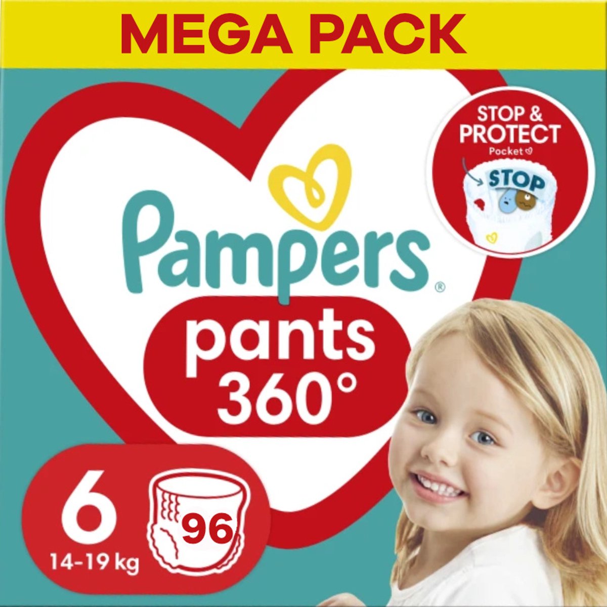 Pampers Baby-Dry Pants Maandbox maat 6