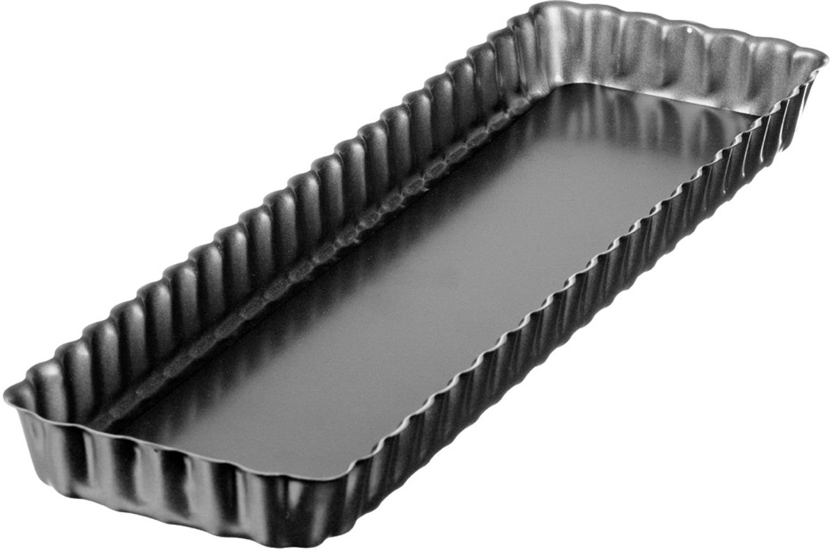 GastroMax Quichevorm - Rechthoekig, Grijs, 360 x 105 x 30 mm