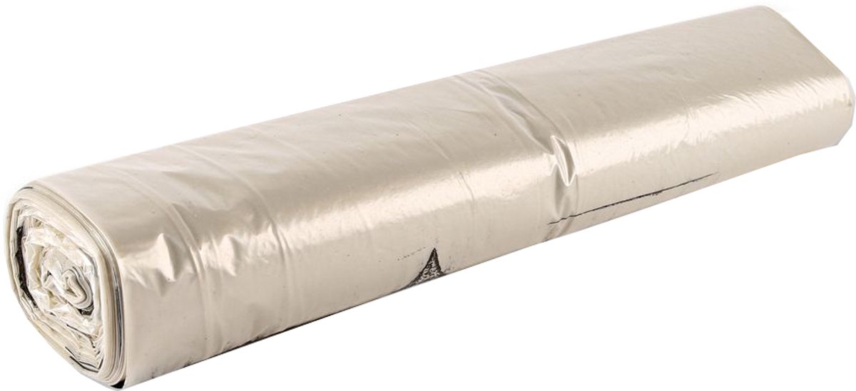 HYGOCLEAN afvalzak Eco, transparant, 120 liter, van LDPE