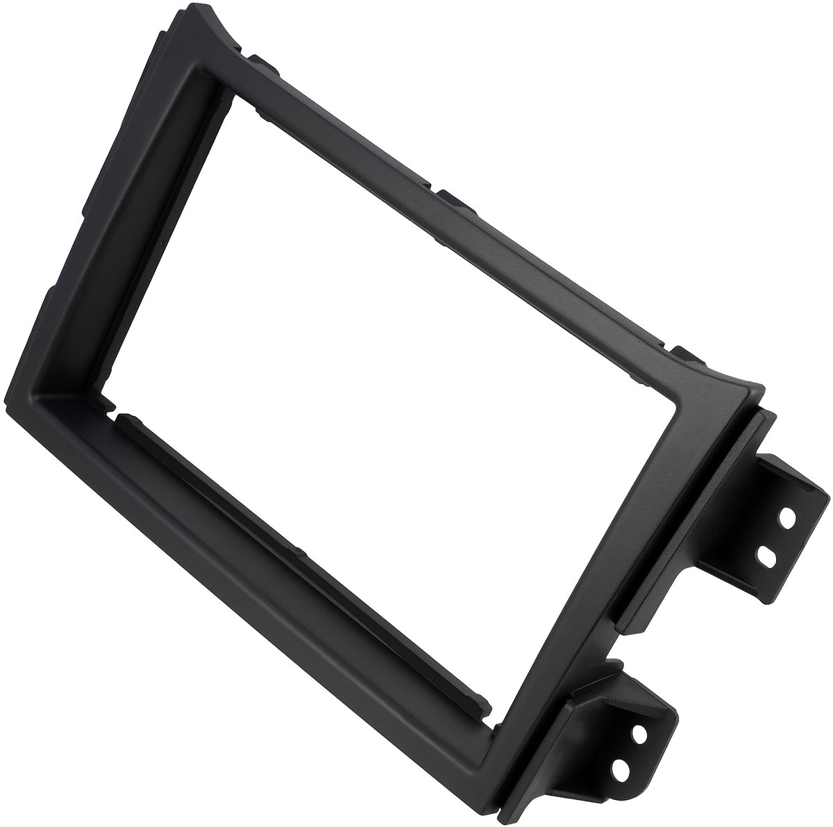 C40990 - 2 DIN Adapter/Frame/Faceplate - Zwart Plastic - Geschikt voor Opel Agila 2008+ en Suzuki Splash 2008+