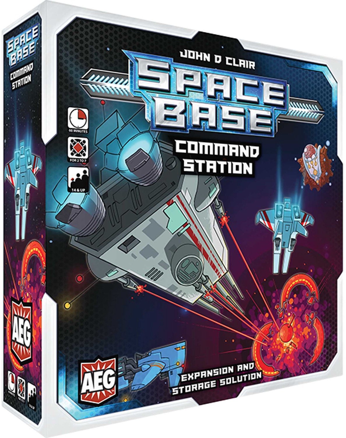 Space Base Command Station - Uitbreiding - Bordspel - Dobbelspel - Engelstalig