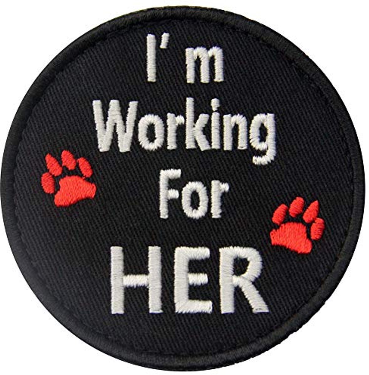 Borduurpatch voor Hond - Vesten en Harnassen met Klittenbandsluiting