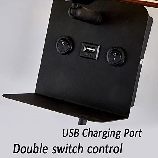 FlexiGlow | Verstelbare flexibele leeslamp met USB-oplaadpoort - Ideaa