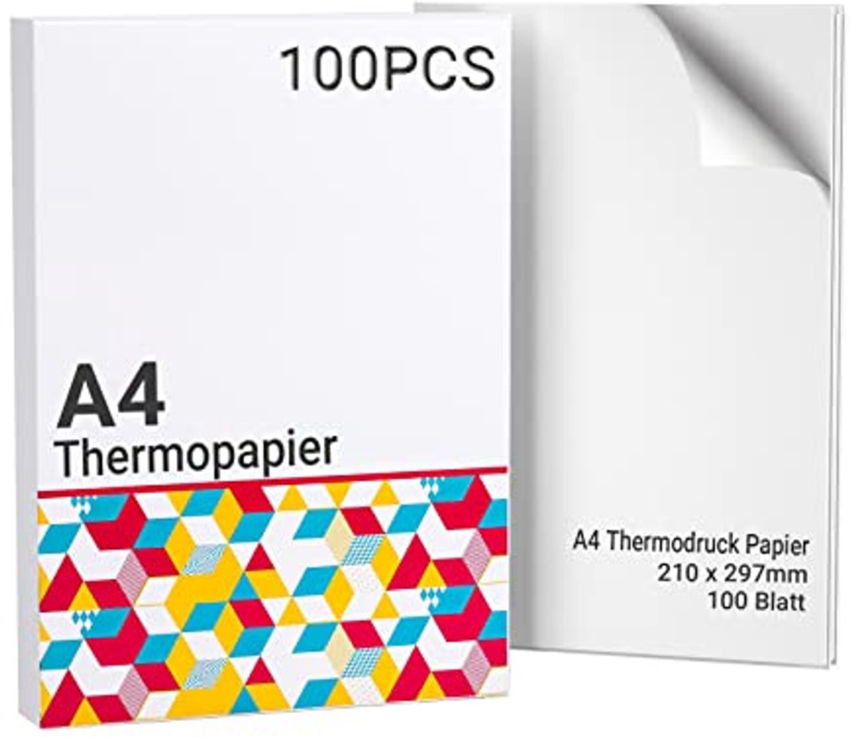 Thermisch Papier A4 voor Draagbare Printers - Sneldrogend en Compatibel met Diverse Modellen - 100 Vellen