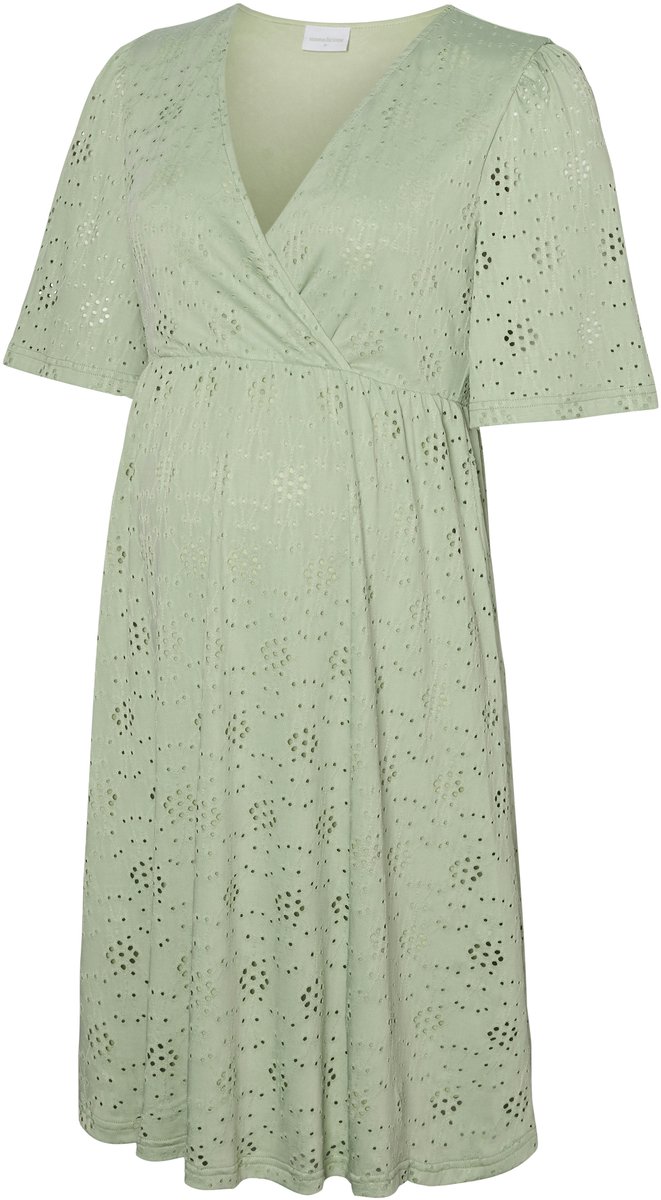 Mamalicious Mama Licious Jurk MLANAMAYA Zwangerschapsjurk Laurel Green