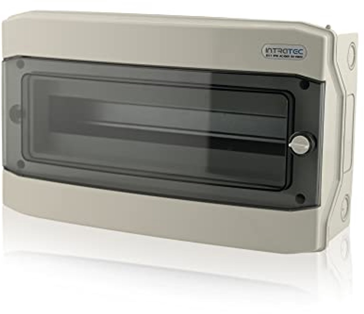 Vochtbestendige verdeelkast IP65 voor buiten - 1-rij, 18 modules, 259 x 428 x 144 mm