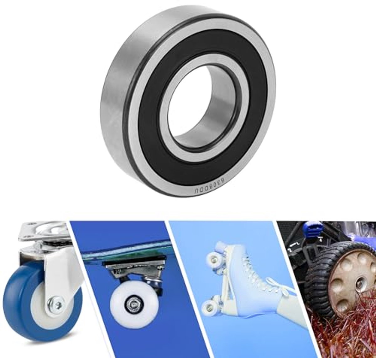 6308DDU Deep Groove Ball Bearings P6 40x90x23mm Lubricated Bearings Double Rubber Seal Tone Scooter Skateboard Wheel