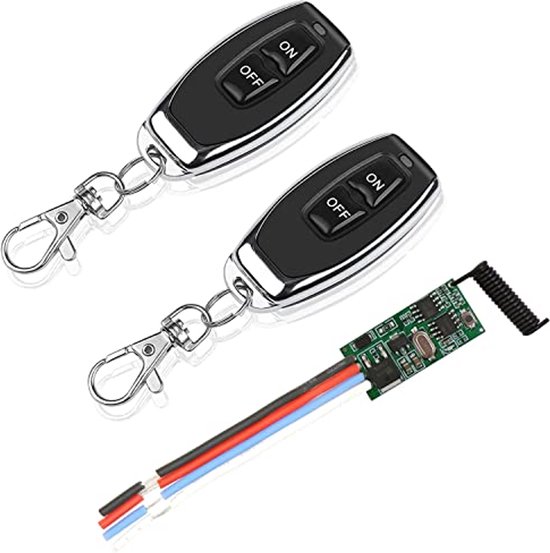 Draadloze Remote Control Module 2A 1 Kanaal 433Mhz | bol