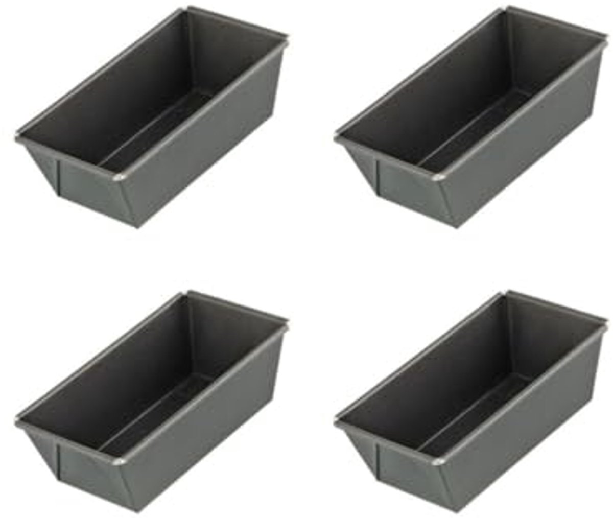 Set van 4 mini cakevormen 16 cm - Taartvorm voor cake en brioche