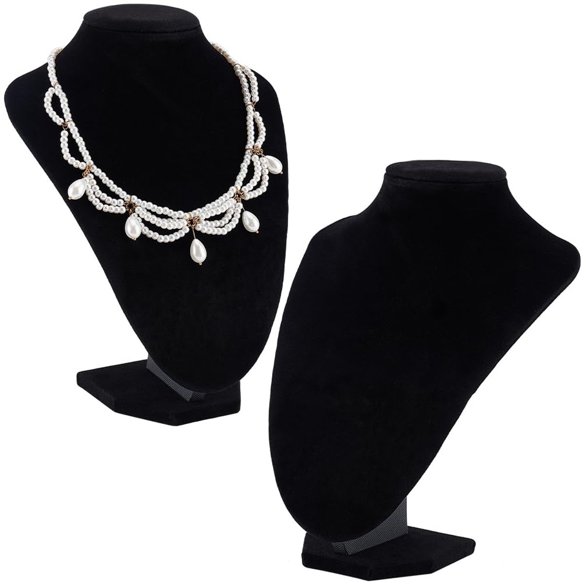 PandaHall Elite sieraden, halsketting display buste
