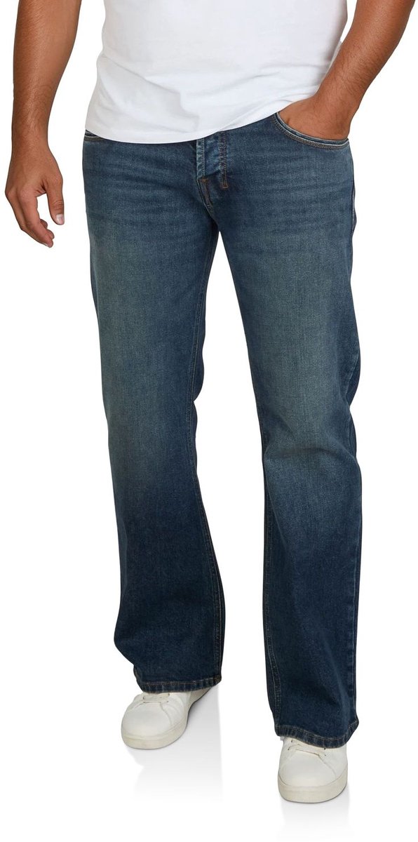 riverso Heren Jeans Broeken RIVAlan bootcut Fit Blauw Volwassenen Denim Jeansbroek heren - Spijkerbroek heren