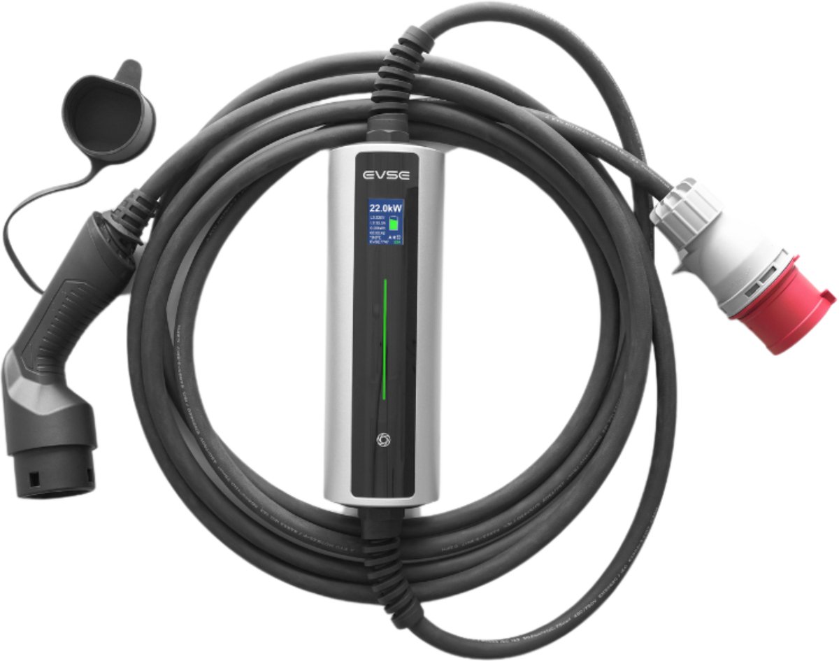 EROCK Ultra Slimme Krachtstroom Lader - 22kW met App