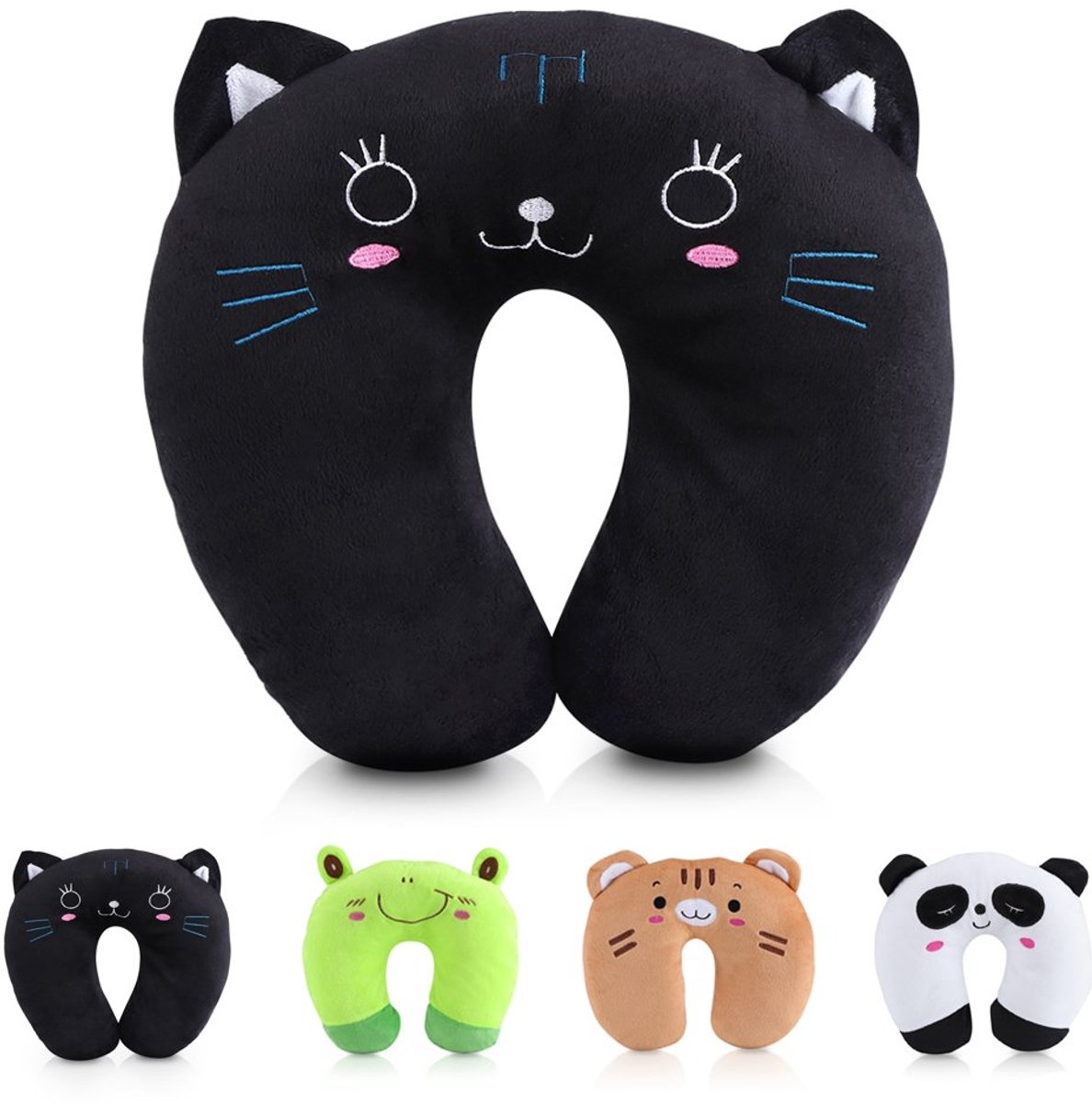 sleeping animals shaped travel pillow neck pillow U pillow pillow for car TGV
