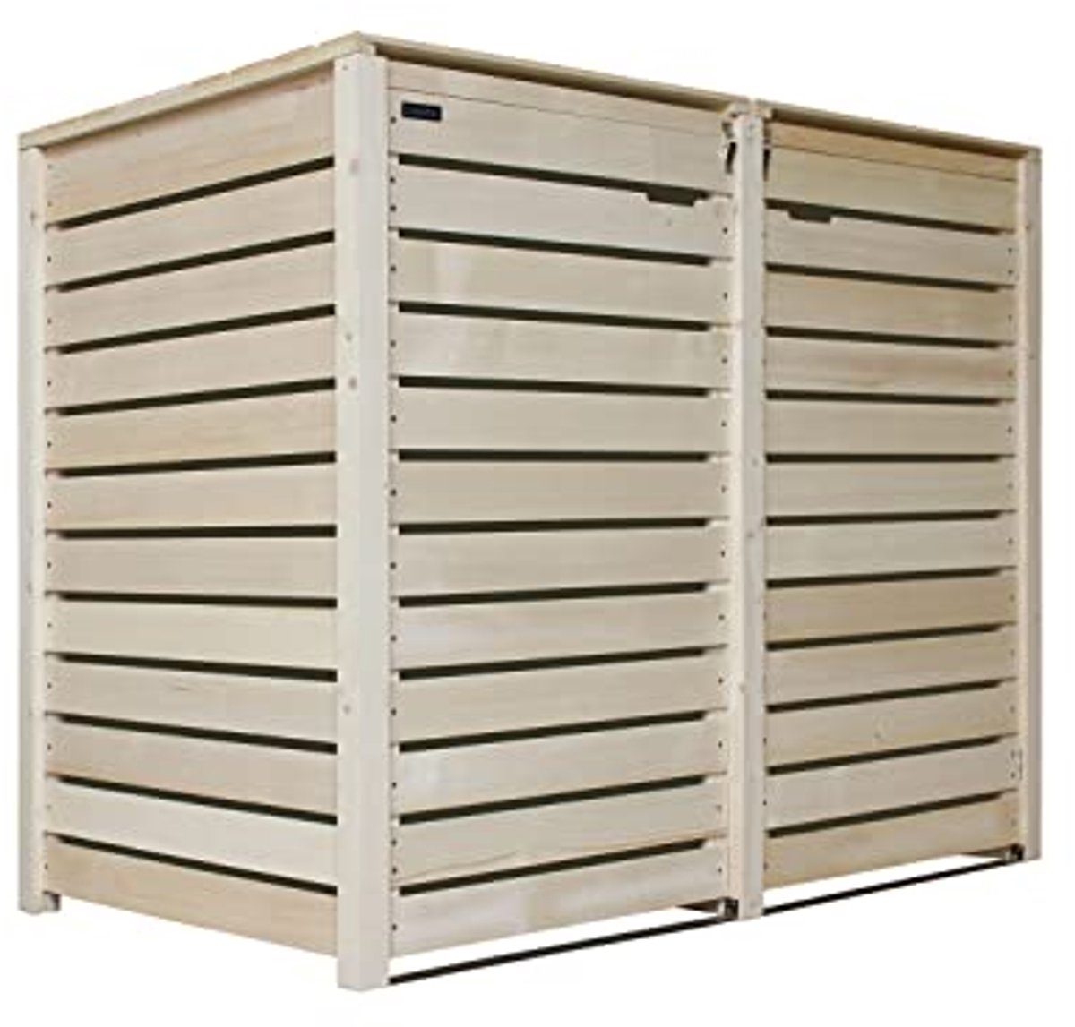 Afvalcontainerbox voor 2 ton hout - 240 liter - moderne en praktische oplossing voor buiten