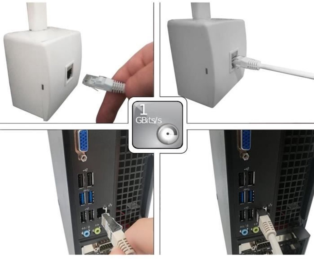 RJ45 Cat.6 afgeschermde F/UTP-kabel - LINEAIR - PCC6FD - 2 m