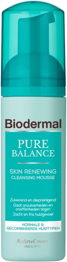 Biodermal Pure Balance Skin Renewing Cleansing Mousse -  gezichtsreiniging  - Gezichtsreinigings mousse - 150ml