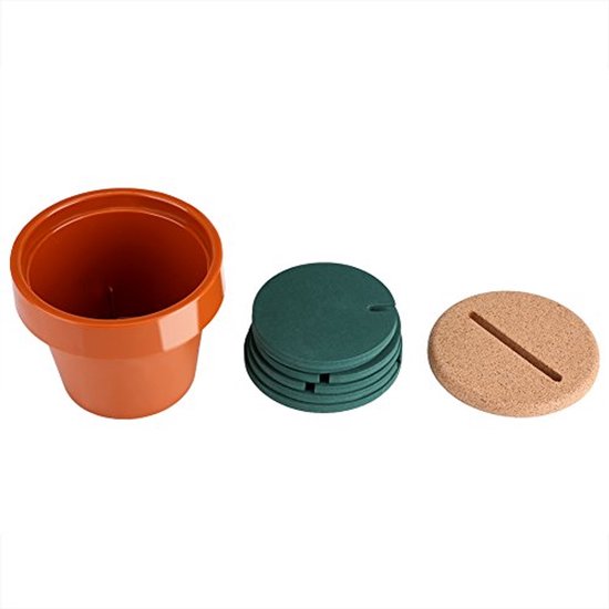 6Pcs/Set Cup Coasters, Round Mat, Non-slip Novelty Pot Cup Mat Pad and Heat Insulation Coasters for Table Desktop Decoration — afbeelding 4