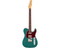 Fender American Professional Classic Telecaster SSS RW Faded Sherwood Green Metallic - Elektrische gitaar