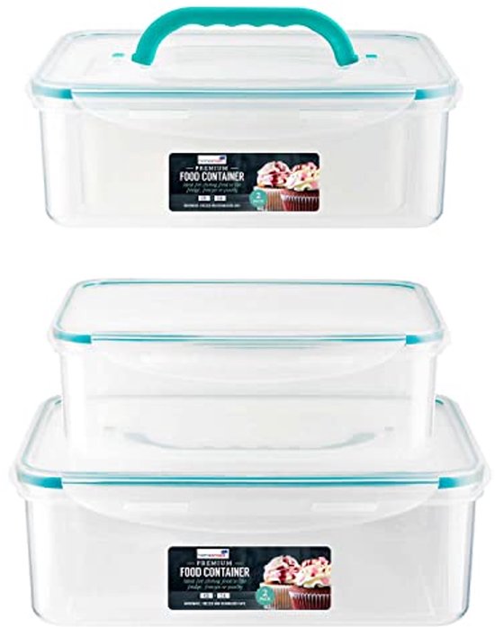 Misichao Roestvrijstalen voedselopslagcontainers 3-vaks met luchtdichte deksels, set van 4 metalen bento-broodtrommels, maaltijdbereidingsbakjes, oven, vriezer, vaatwasmachinebestendig voor school