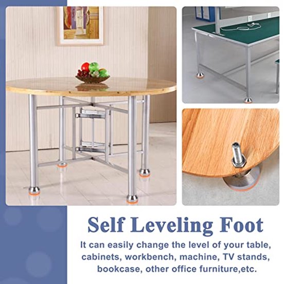 Ronde rubberen voetjes - 4 stuks antislip