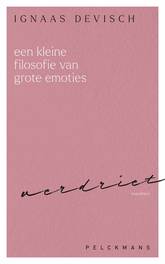Een kleine filosofie van grote emoties: Verdriet - cover
