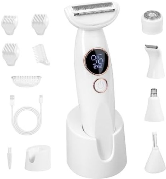 5-in-1 Elektrisch Scheerapparaat Waterdicht IPX7 voor - 5-in-1 - €78,95