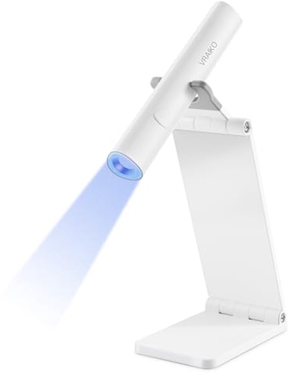 Draagbare UV Nagel Lamp voor Gel Nagels - Mini LED Nageldroger met Oplaadbare Stand