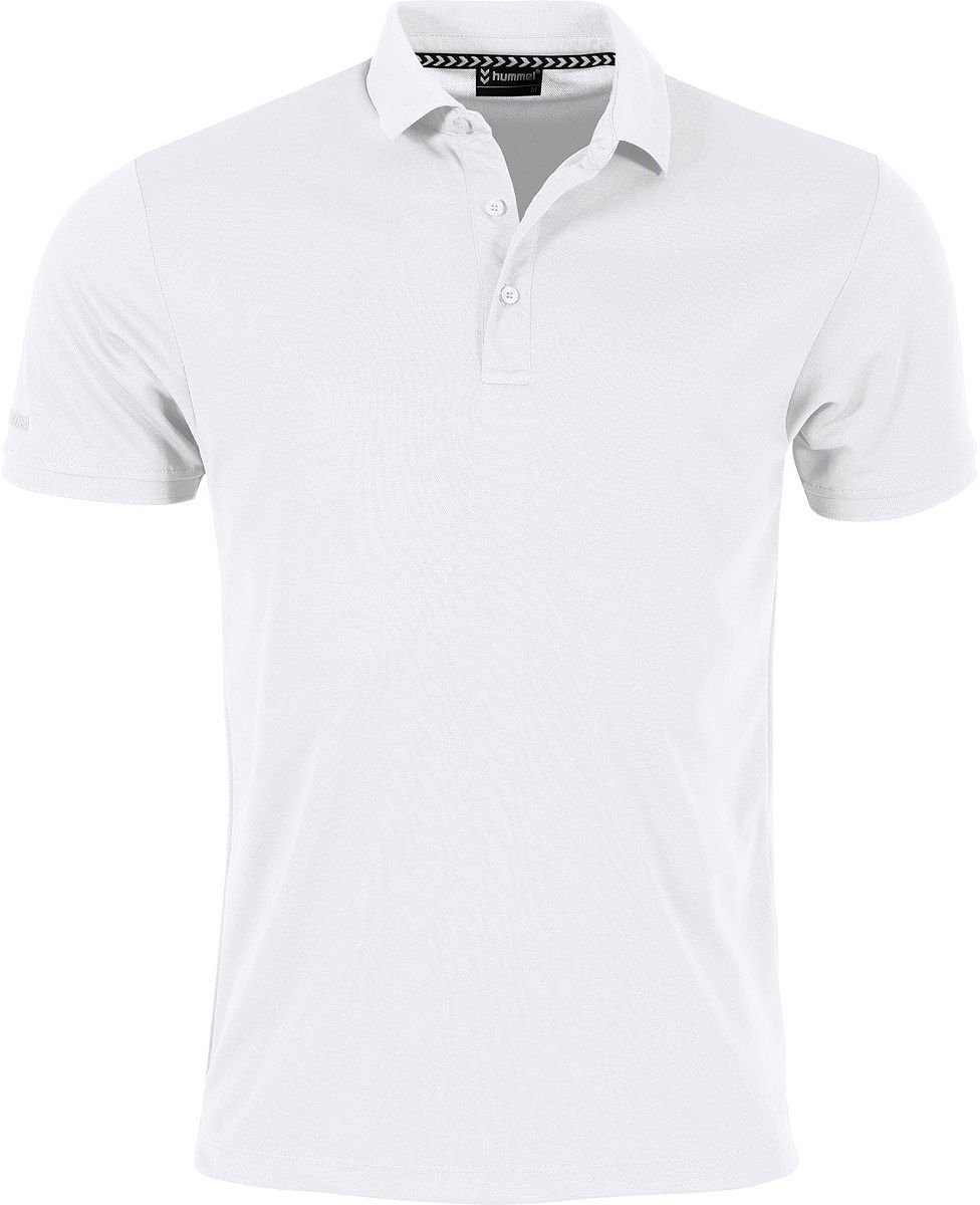 Hummel Ground Polo Heren - Wit | Maat: XL