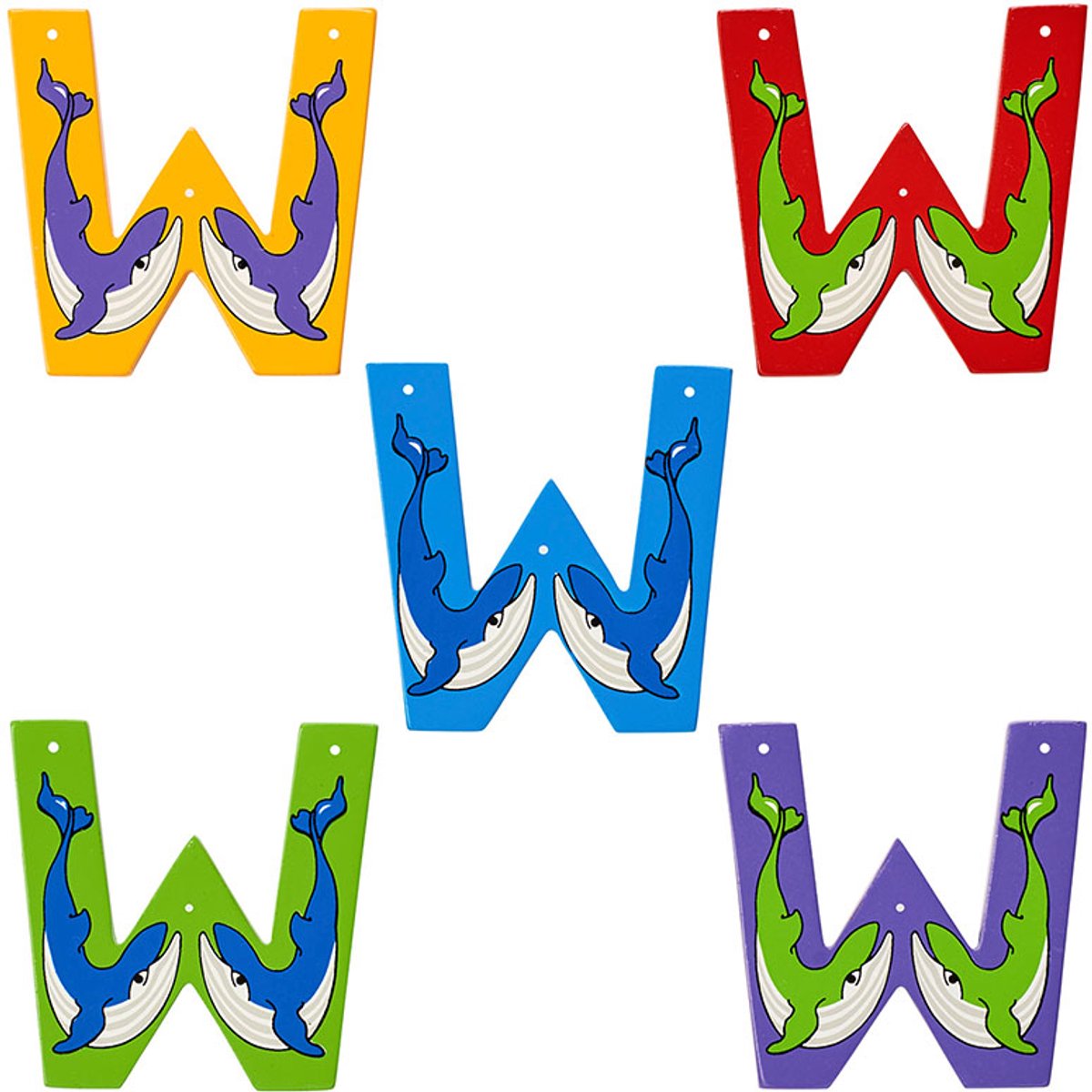 Hoofdletter W (assorti geleverd)