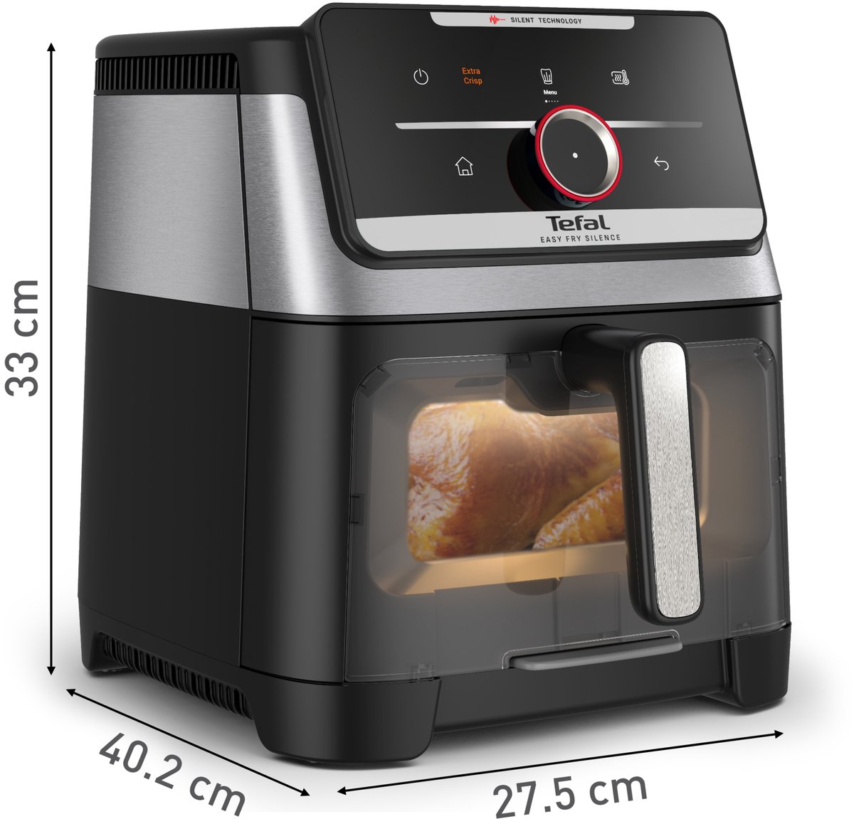 Tefal Easy Fry Smart & Silence XXL EY876D - Stille Airfryer XXL - 7L - 1700W - 55 Programma's - Tot 8 Personen — afbeelding 6