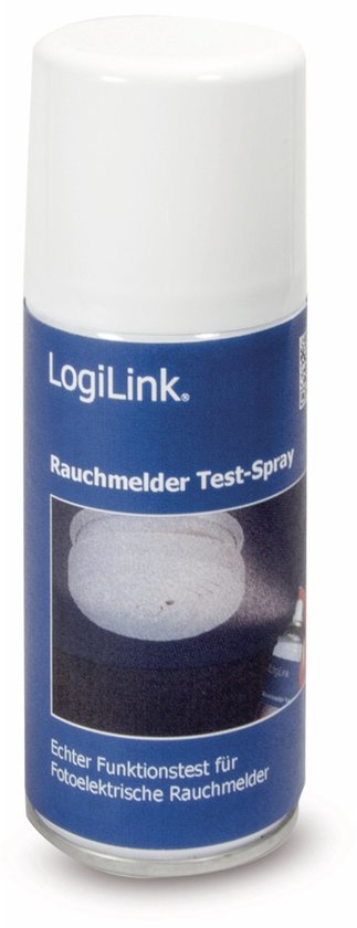 Spray de test pour détecteur de fumée LogiLink, 150 ml