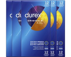 Durex Condooms XXL 12st - 5 Stuks - Voordeelverpakking