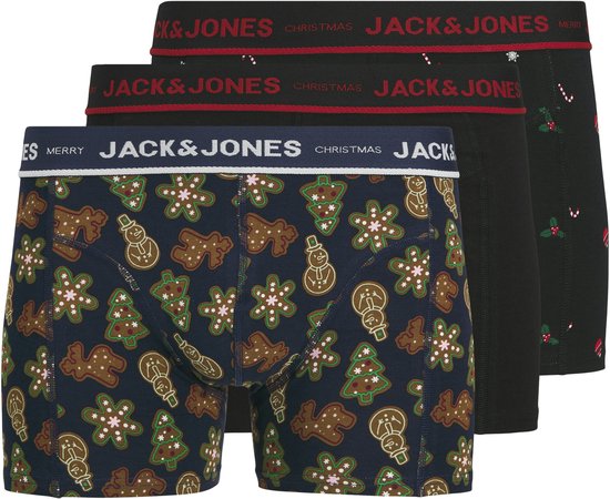 JACK&JONES PLUS - JACGINGERBREAD TRUNKS 3 PACK PLS Heren Onderbroek - Maat EU8XL US6XL