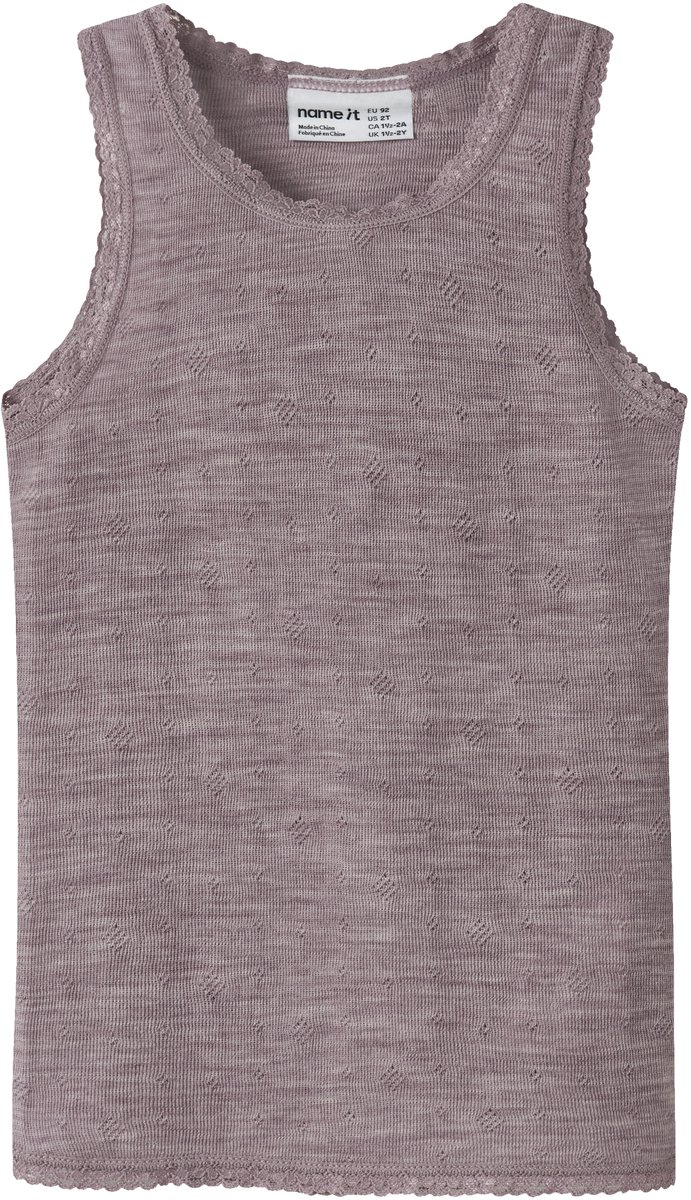 NAME IT - NMFWANG WOOL NEEDLE TANK TOP - Meisjes - T-shirts